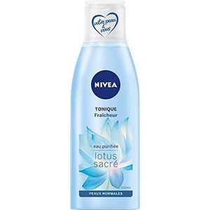 NIVEA - Frisse Tonic - Gezichtsreiniger - Verwijdert onzuiverheden en verstevigt de huid - Verfrist & Hydrateert - Lotus Flower, Hydramine & Vitamine E - Veganistisch - Normale & Gecombineerde Huid