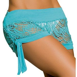 Mapalé by AM:PM Dames Shorts Badpak Strand Cover Up, turquoise, XL
