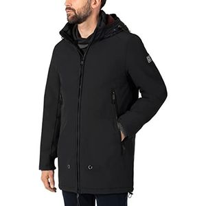 Timezone Heren Long Jacket 1, zwart, S