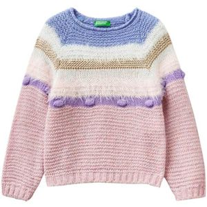 United Colors of Benetton trui voor meisjes en meisjes, Rosa 74p, 5 Jaar