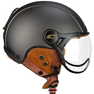 CGM EBI skihelm unisex volwassenen, grafiet gesatineerd, XS (53-54cm)