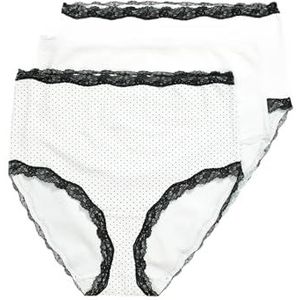Ulla Popken - Maxi-brief - Wit - Set van 3 - Grote Maten
