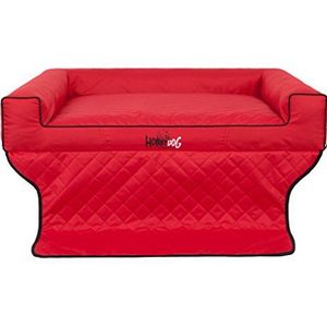 Hobbydog R1 Viki Hondenmand/Bed/Sofa Geschikt voor Kofferbakken, 90 x 70 cm, Rood