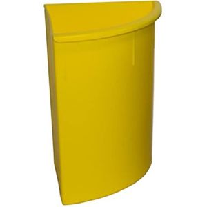 OFITURIA® Afneembare afvalcontainer voor vuilnisemmer van gerecycled PVC, hoge capaciteit, 3 liter, geel