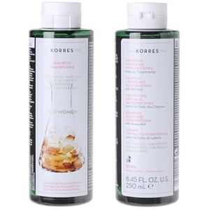 KORRES - Cystine & Glycoproteins - Shampoo - 250 ml - Tegen Haaruitval - Siliconen- en Parabenvrij