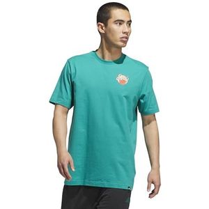 adidas Heren Nothing But Net Graphic T-Shirt, pure teal, 3XL