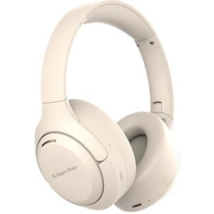 Krüger&Matz - F8A - Draadloze Oordopjes - Beige - Met ANC en Microfoon