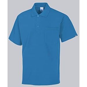 BP 1612-181 unisex poloshirt van duurzaam gemengd weefsel lichtblauw, maat 2XL