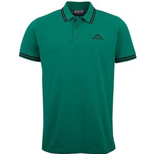 Kappa Deutschland ALEOT Poloshirt voor heren, Pepper Green, standaard