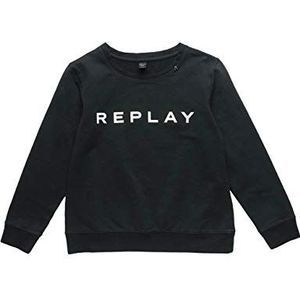 Replay Sweatshirt voor meisjes, zwart (Blackboard 397), 6 Jaren