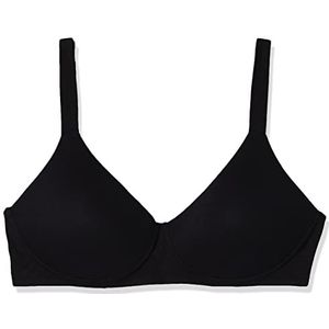 Fruit of the Loom Women's Anti-Gravity Wire-Free Bra, Black, 38DD