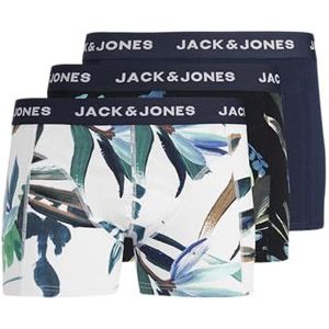 JACLOUIS Trunks SN JNR Trunks, verpakking van 3 stuks, Navy Blazer/Pack: wit - zwart, 176 cm