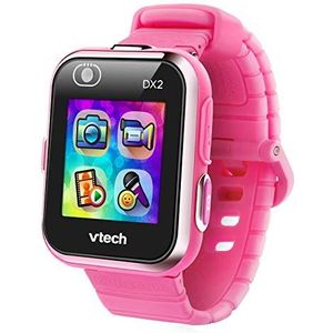 VTech - Kidizoom Smart Watch DX2, smartwatch voor kinderen, dubbele camera, video's, games, roze, Spaanstalig (80-193857)