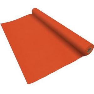 VelaHub Airlaid Tafelkleedrol, 1,2 m x 24 m, hoogwaardig, stofachtig, wegwerp, oranje
