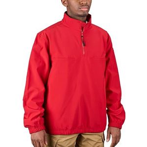 Propper Unisex 1/4 Zip Softshell Job Shirt Wandelhemd, rood, XX-Large