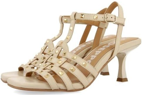 Gioseppo - Krizevci - Sandalen - Off-white - Leren - Gewatteerde Latex Binnenzool