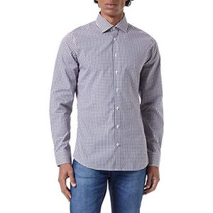 Seidensticker Heren 156310 Hemd, donkerblauw, 39