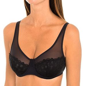 DIM - Generous Broderie - Omsluitende BH - Wit