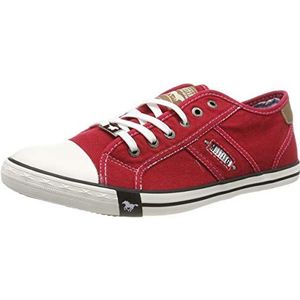 MUSTANG 4058-310-5 herensneakers, rood, 42 EU