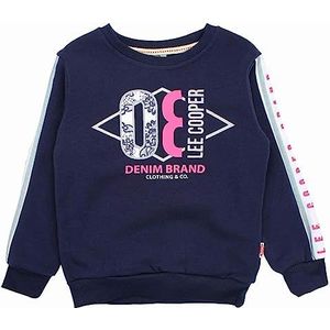 Lee Cooper Sweatshirt voor meisjes, Marineblauw, 4 Jaren