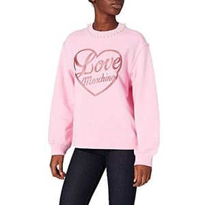Love Moschino Womens Sweatshirt, PINK, 44