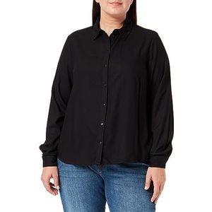 PIECES Dames Pcnova Ls Shirt Noos Bc Qx Shirt, zwart, 44 NL