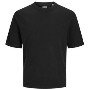 JJ REBEL Jrebcallum Knit Crew Neck Ss, zwart, XS