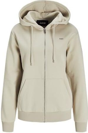 JACK & JONES Dames Jxabbie RLX Ls Every Zip Hood SWT Noos sweatshirt-jas, maanbeam, M