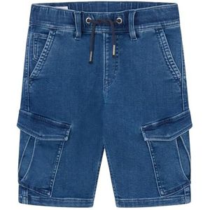 Pepe Jeans Relaxed Short Cargo Jr Shorts voor jongens, blauw (denim), 16 jaar, Blauw (Denim), 16 Jaren