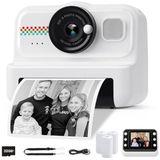 HiMont - Instantcamera - HD/1080P - Inclusief 32G-Kaart en Printpapier