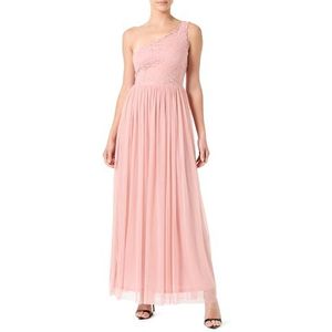 Viulricana Oneshoulder Maxi Dress/Bm/Dc, Misty Rose, 36