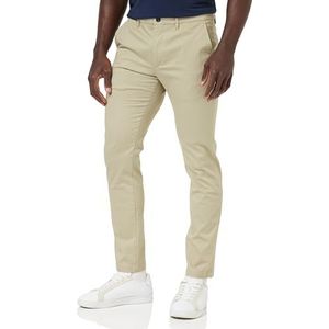 Tommy Hilfiger Heren Chino Bleecker bedrukte structuur geweven broek, Batique Khaki, 30W / 34L