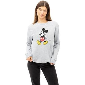 Disney Mickey Strides Sweatshirt voor dames, Grijze Hei, 40