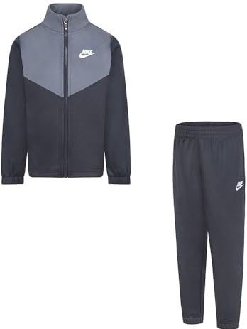 Nike - 86L049 - Tricot Set - Antraciet - Met Lange Mouwen