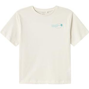 NAME IT Jongens Nkmnapalle Ss Nreg Top T-shirt, Jet Stream, 122-128