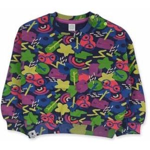 Tuc Tuc Sweatshirt van pluche voor meisjes, paars, collectie Robot Maker, Violet, 6 Maanden