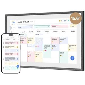 Dragon Touch - Digitale Kalender - 39,6 cm - Familiewandplanner - Interactief Full HD 1080p Touchscreen