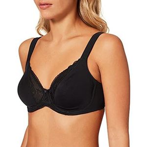 Triumph Dames Modern Lace+Cotton W BH, zwart, 100C