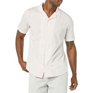 Amazon Essentials Heren Standaard Fit Vakantie Shirt, Roze, XS