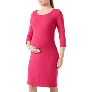 Noppies Maternity damesjurk Zinnia 3/4 mouw jurk, fuchsia rood-N047, XS, fuchsia rood - N047, 34