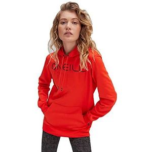 O'Neill Active sweatshirt met capuchon van fleece, kersentomaat 3013, XL-XXL voor dames, kersentomaat 3013