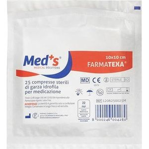 Meds Garza 12/8, 10 x 10 cm, 25 stuks