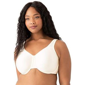 Wacoal Vrouwen Plus Size Volledige figuur Basic Beauty Onderdraad BH, Ivoor, 115D