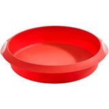 Leuke bakvorm rond 20cm rood