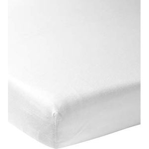 Meyco Home Uni hoeslaken eenpersoonsbed - white - 90x200cm
