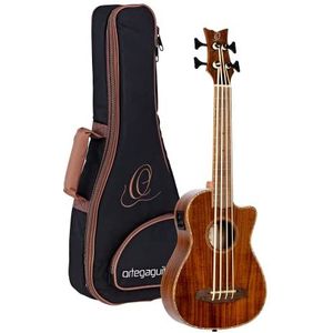 Ortega Guitars ORTEGA Lizard Series U Bass Baritone grootte incl. tas (CAIMAN-BS-GB), natuur