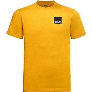 Jack Wolfskin Heren Rainbow Paw T-Shirt, Burly Yellow Xt, XXXL