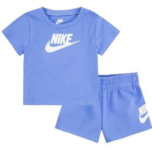 Nike Set kinderen Club T-shirt en shorts set 56L596, Hemelsblauw., 3 Maanden