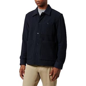 Seidensticker Studio Overhemd, regular fit, gemakkelijk te strijken, reverskraag, lange mouwen, uniseks, wolmix, donkerblauw, XL