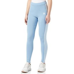 adidas 3 strepen strakke leggings, Ambient Sky, 38 dames